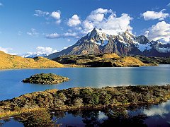 Pehoe Lake, Torres Del Paine, Chile